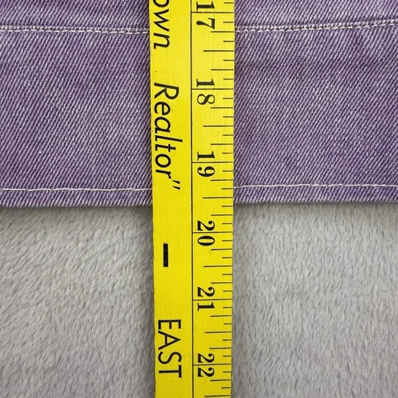 Honor The Gift‎ Jacket Women's Oversized Workman Cropped Purple Size XL NWT - Picture 10 of 12